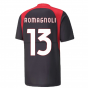 2022-2023 AC Milan Gameday Jersey (Black) (ROMAGNOLI 13)