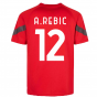2022-2023 AC Milan Training Jersey (Red) (A.REBIC 12)