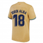 2022-2023 Barcelona Away Shirt (Kids) (JORDI ALBA 18)