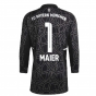 2022-2023 Bayern Munich Home Goalkeeper Shirt (Black) (MAIER 1)
