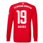 2022-2023 Bayern Munich Long Sleeve Home Shirt (DAVIES 19)