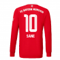 2022-2023 Bayern Munich Long Sleeve Home Shirt (Kids) (SANE 10)