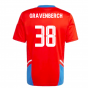 2022-2023 Bayern Munich Pro Training Jersey (Red) (GRAVENBERCH 38)