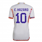 2022-2023 Belgium Authentic Away Shirt (E.HAZARD 10)