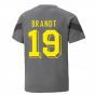 2022-2023 Borussia Dortmund Training Jersey (Smoked Pearl) - Kids (BRANDT 19)