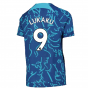 2022-2023 Chelsea Pre-Match Training Shirt (Blue) - Kids (LUKAKU 9)