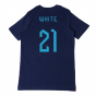 2022-2023 England Three Lions Tee (Navy) - Kids (White 21)