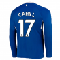 2022-2023 Everton Home Long Sleeve Shirt (CAHILL 17)