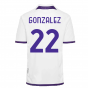 2022-2023 Fiorentina Away Shirt (GONZALEZ 22)