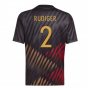 2022-2023 Germany Pre-Match Shirt (Black) - Kids (RUDIGER 2)