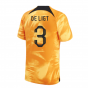 2022-2023 Holland Home Shirt (DE LIGT 3)