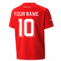 2022-2023 Italy Goalkeeper Shirt (Red) - Kids (Your Name)