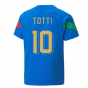 2022-2023 Italy Player Training Jersey (Blue) - Kids (TOTTI 10)
