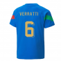 2022-2023 Italy Player Training Jersey (Blue) - Kids (VERRATTI 6)