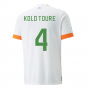 2022-2023 Ivory Coast Away Shirt (KOLO TOURE 4)