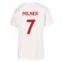 2022-2023 Liverpool Crest Tee (White) (MILNER 7)
