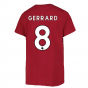 2022-2023 Liverpool Swoosh Tee (Red) (GERRARD 8)