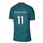 2022-2023 Liverpool Third Match DFADV Vapor Shirt (M SALAH 11)