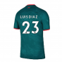 2022-2023 Liverpool Third Shirt (LUIS DIAZ 23)