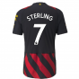 2022-2023 Man City Authentic Away Shirt (STERLING 7)
