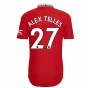 2022-2023 Man Utd Authentic Home Shirt (ALEX TELLES 27)