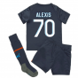 2022-2023 Marseille Away Mini Kit (ALEXIS 70)