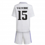 2022-2023 Real Madrid Home Mini Kit (VALVERDE 15)