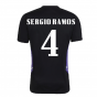 2022-2023 Real Madrid Training Shirt (Black) (SERGIO RAMOS 4)