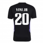 2022-2023 Real Madrid Training Shirt (Black) (VINI JR 20)