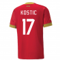 2022-2023 Serbia Home Shirt (KOSTIC 17)