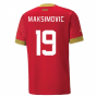 2022-2023 Serbia Home Shirt (MAKSIMOVIC 19)