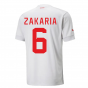2022-2023 Switzerland Away Shirt (Zakaria 6)