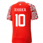 2022-2023 Switzerland Pre-Match Jersey (Red) (Xhaka 10)