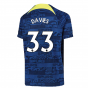 2022-2023 Tottenham Pre-Match Training Shirt (Indigo) - Kids (DAVIES 33)