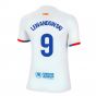 2023-2024 Barcelona Away Shirt (Kids) (Lewandowski 9)