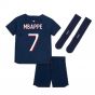 2023-2024 PSG Home Mini-Kit (Mbappe 7)