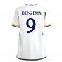 2023-2024 Real Madrid Home Shirt (Kids) (Benzema 9)