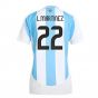 2024-2025 Argentina Home Shirt (Ladies) (L.MARTINEZ 22)