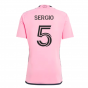 2024-2025 Inter Miami Home Shirt (Sergio 5)