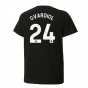 2024-2025 Man City ftblCulture Tee (Black) (Gvardiol 24)
