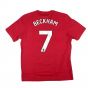 2024-2025 Man Utd DNA Graphic Tee (Red) (Beckham 7)