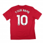 2024-2025 Man Utd DNA Graphic Tee (Red) (Your Name)