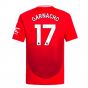 2024-2025 Man Utd Home Shirt (Kids) (Garnacho 17)