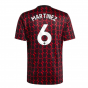 2024-2025 Man Utd Pre-Match Shirt (Black) (Martinez 6)
