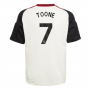2024-2025 Man Utd Training Jersey (Off White) - Kids (Toone 7)