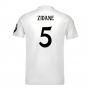 2024-2025 Real Madrid Authentic Home Shirt (Zidane 5)