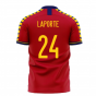 Spain 2025-2026 Home Concept Football Kit (Libero) (LAPORTE 24)