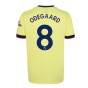 Arsenal 2021-2022 Away Shirt (Kids) (ODEGAARD 8)
