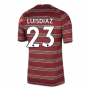 Liverpool 2021-2022 Pre-Match Training Shirt (Red) (LUIS DIAZ 23)