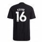 2023-2024 Man Utd Training Tee (Black) (Keane 16)